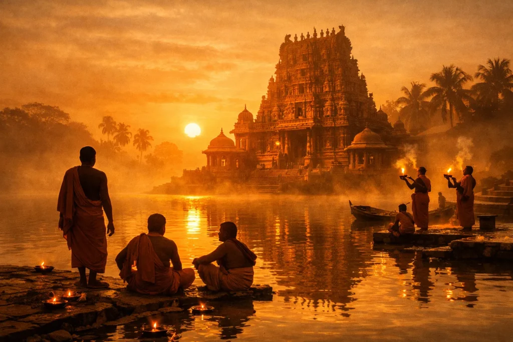 Rta in the Vedas — the cosmic law of order governing nature, morality and Hindu temple ritual